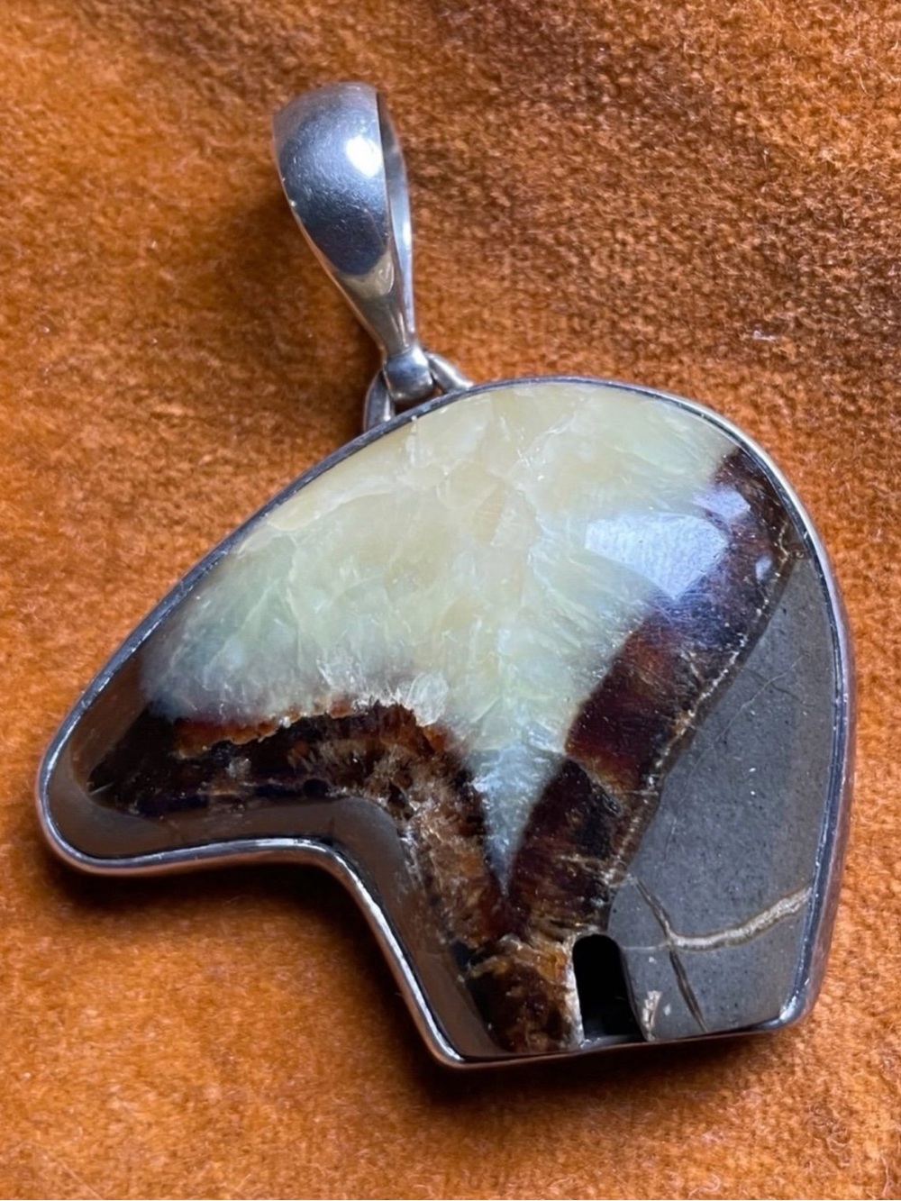 Large Zuni Bear Pendant